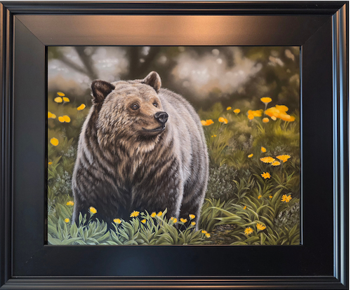 Click to view detail for The Bear's Garden 16x20 $1900
